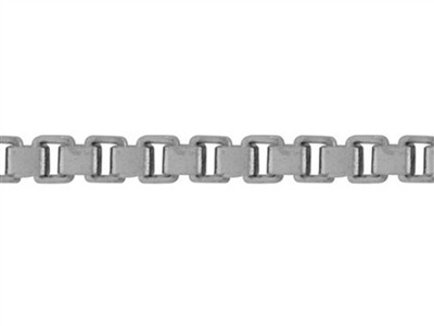 Malla Veneciana 1,06 Mm, Oro Blanco 18 Kt. Ref. 00858