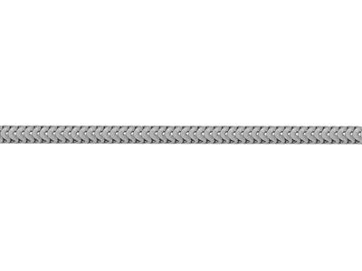 Cadena Serpiente Redonda 1,20 mm, Oro Blanco 18k Pd 12. Ref. 00152 - Imagen Estandar - 3