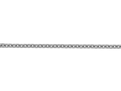 Cadena Tipo Cable Redonda De 2 Mm, Oro Blanco De 18k Pd 13. Ref. 00350 - Imagen Estandar - 3