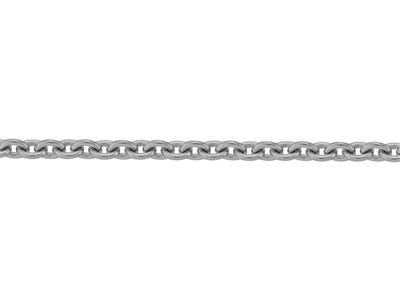 Cadena De Eslabones Redondos Forzada De 2 Mm, Orgris Rodiada En 18k. Árbitro. 00350 - Imagen Estandar - 3