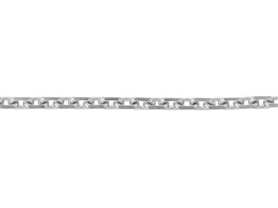 Cadena De Eslabones Forzada De Diamantes 1,50 Mm, Oro Blanco De 18 K Pd 13. Ref. 00445 - Imagen Estandar - 3