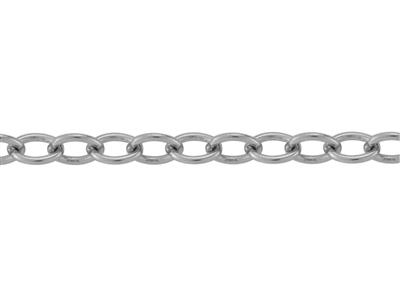 Cadena De Eslabones Forzada Ovaladade 3 Mm, Orgris 18k Pd 6. Ref. 200 28 - Imagen Estandar - 1