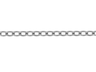 Cadena De Eslabones Forzada Ovaladade 3 Mm, Orgris 18k Pd 6. Ref. 200 28 - Imagen Estandar - 2