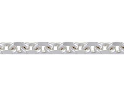 Cadena Eslabon Diamante Forcat 1,20 Mm, Oro Blanco 18k Pd 13. Ref. 00435 - Imagen Estandar - 2