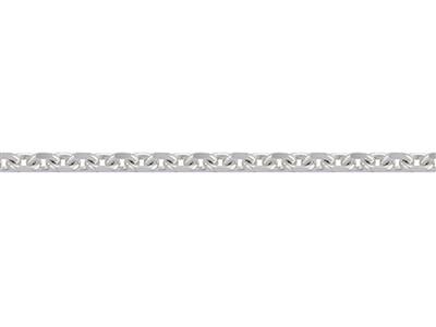 Cadena De Eslabones Forzada De Diamantes 1,20 Mm, Oro Blanco De 18 K Pd 13. Ref. 00435 - Imagen Estandar - 3