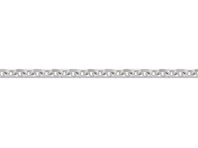 Cadena Eslabon Diamante Forcat 1,20 Mm, Oro Blanco 18k Pd 13. Ref. 00435 - Imagen Estandar - 3