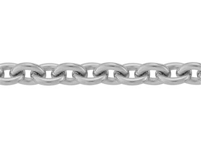 Cadena Eslabn Redondo Forzada 3 Mm, Orgris 18k Pd 13. Ref. 00380