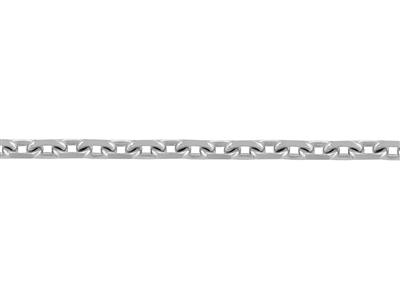 Cadena De Eslabones Forzada De Diamantes 1,75 Mm, Oro Blanco De 18 K Pd 13. Ref. 00455hj - Imagen Estandar - 3