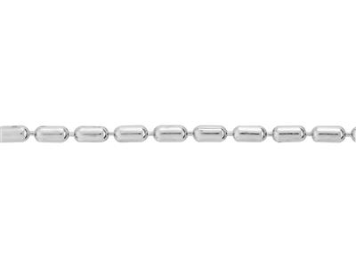 Cadena De Malla Cilndrica De 1,20mm, Plata 925 Ref. 02006