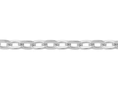 Cadena Forzada Plana 3,35 mm, Plata925 Ref. 10124 - Imagen Estandar - 2