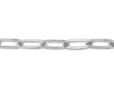 Cadena De Malla Rectangular De 3 mm, Plata 925 Ref. 10125 - Imagen Estandar - 2