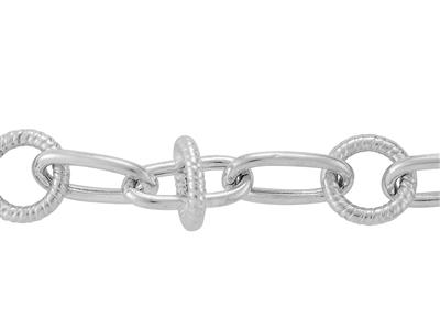 Cadena De Malla Fantasía, Plata 925ref. 10128 - Imagen Estandar - 3