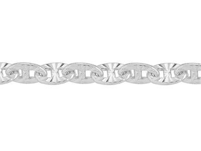 Cadena De Malla Fantasa 7,30 X 5,10mm, Plata 925 Ref. 10134