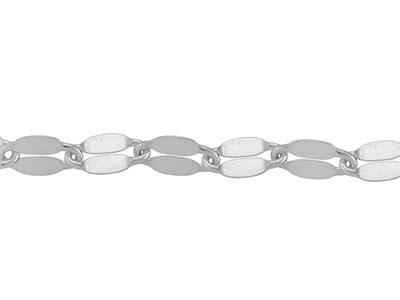 Cadena De Maille Fantaisie 10,20 X 6,15 mm, Plata 925 Ref. 10137 - Imagen Estandar - 2