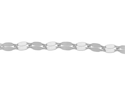 Cadena De Maille Fantaisie 10,20 X 6,15 mm, Plata 925 Ref. 10137 - Imagen Estandar - 3