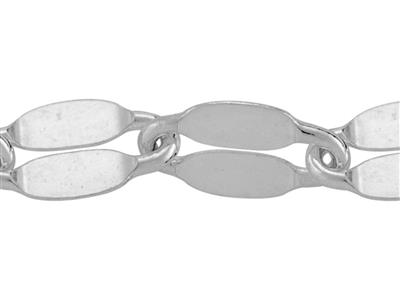 Cadena De Maille Fantaisie 10,20 X 6,15 mm, Plata 925 Ref. 10137 - Imagen Estandar - 4