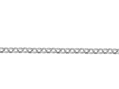 Cadena Redonda De Eslabón Jaseron De 6 mm, Plata 925 Ref. 10061 - Imagen Estandar - 3
