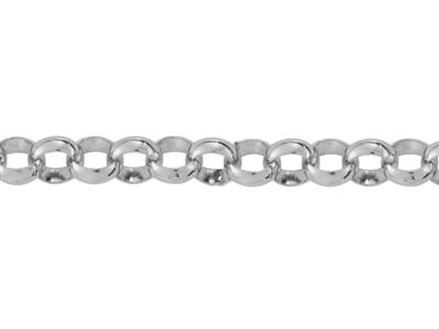 Cadena Maciza De Eslabn Redondo Jaseron De 8mm, Plata 925 Ref. 10181