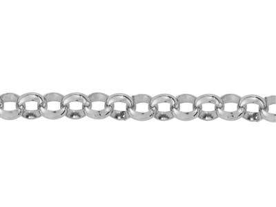 Cadena Maciza De Eslabón Redondo Jaseron De 8 mm, Plata 925 Ref. 10181 - Imagen Estandar - 2