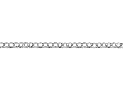 Cadena Maciza De Eslabón Redondo Jaseron De 8 mm, Plata 925 Ref. 10181 - Imagen Estandar - 3