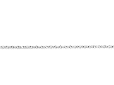 Cadena Belcher Con Eslabn Ovalado 2 X 1,50 Mm, Plata 925
