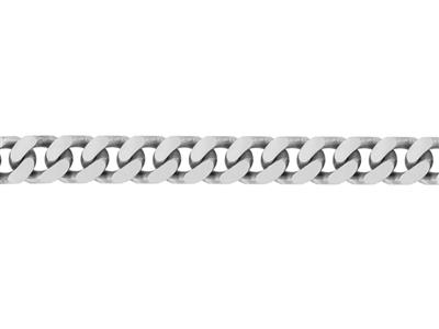 Cadena Eslabn Gourmette Diamantada4 Caras 12 Mm, Plata 925 Ref. 0388 112