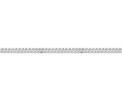 Cadena De Eslabn Gourmette Plana Limada En 4 Caras 6mm, Plata 925 Ref. Bnlsl4