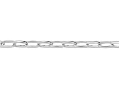 Cadena De Malla Abombada Rectangular De 5,9 mm, Plata 925 Ref. 10068 - Imagen Estandar - 3