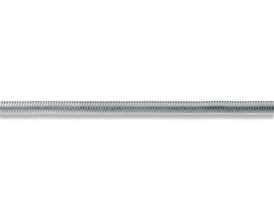 Cadena Eslabón Serpiente Ovalada Plana De 4,20 mm, Plata 925 Ref. 10069 - Imagen Estandar - 2