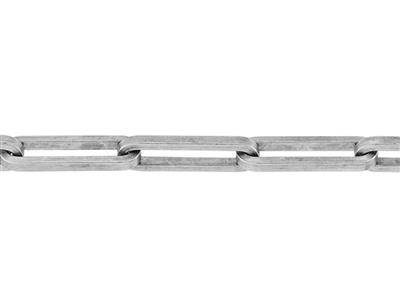 Eslabón De Cadena Rectángulo 3 Mm, Plata 925. Ref. 10039 - Imagen Estandar - 2