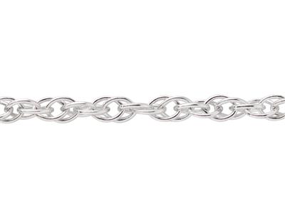 Cadena De Malla Cuerda 1,80 mm, Plata 925 - Imagen Estandar - 2