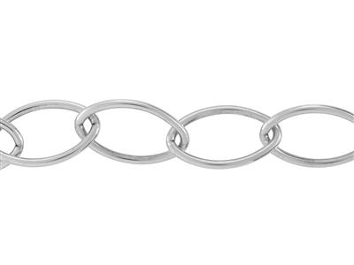Cadena De Malla Navette De 9,30 mm,plata 925 Ref. 10064 - Imagen Estandar - 2