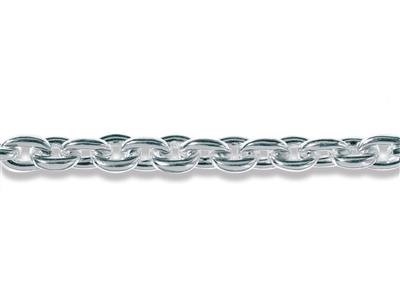 Cadena De Eslabones Ovalados For\atde 11 Mm, Plata 925. Ref. 10055 - Imagen Estandar - 2