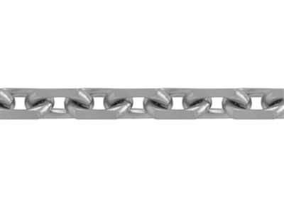 Cadena De Eslabones Forat Diamantado 1,40mm, Plata 925 Ref. 00440