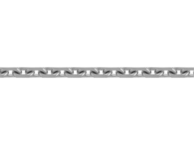 Cadena De Eslabones For\at Diamantado 1,40mm, Plata 925 Ref. 00440 - Imagen Estandar - 3