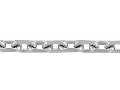 Cadena De Eslabones Forzados Tamañodiamante De 1,76 Mm, Plata 925. Re F. 00455 - Imagen Estandar - 2