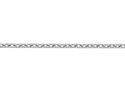 Cadena De Eslabones Forzados Tamañodiamante De 1,76 Mm, Plata 925. Re F. 00455 - Imagen Estandar - 3
