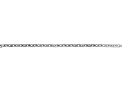 Cadena De Eslabones Forzados Tamañodiamante De 1,76 Mm, Plata 925. Re F. 00455 - Imagen Estandar - 4
