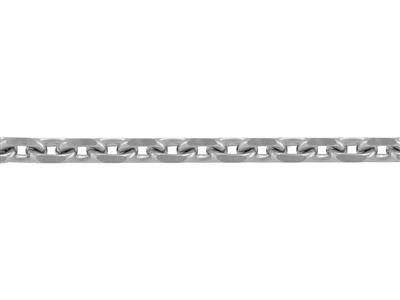 Cadena De Eslabones Forzada De Diamantes De 4 Mm, Plata 925. Ref. 00530 - Imagen Estandar - 2