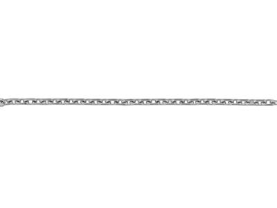 Cadena De Eslabones Forzada De Diamantes De 4 Mm, Plata 925. Ref. 00530 - Imagen Estandar - 3