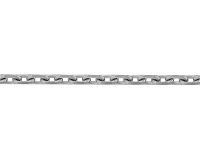 Cadena De Eslabn Forat Cortado Con Diamante 1,96mm, Plata 925 Ref. 00465
