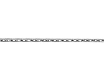 Cadena De Eslabón For\at Cortado Con Diamante 1,96mm, Plata 925 Ref. 00465 - Imagen Estandar - 2