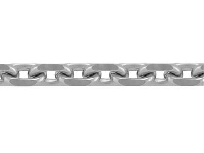 Cadena De Eslabn Forat De Corte Diamante 3,60mm, Plata 925 Ref. 00510
