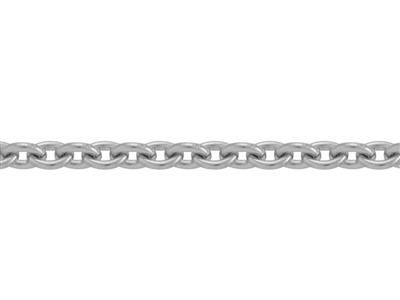 Cadena Eslabn Forzado Redondo 1,30mm, Plata 925. Ref. 00335