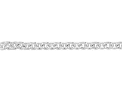Cadena Eslabón Forzado Redondo 4,90mm, Plata 925. Ref. 00410 - Imagen Estandar - 3