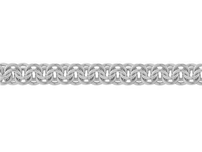 Cadena De Eslabones Forat De Dobleanilla De 7,30mm, Plata 925 Ref. 10159