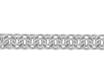Cadena De Eslabones For\at De Dobleanilla De 7,30 mm, Plata 925 Ref. 10159 - Imagen Estandar - 2
