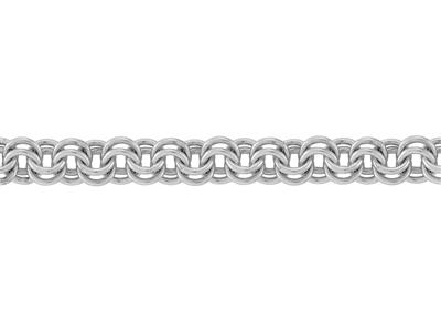 Cadena De Eslabones Forat De Dobleanilla De 6mm, Plata 925 Ref. 101 58