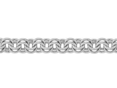 Cadena De Eslabones For\at De Dobleanilla De 6 mm, Plata 925 Ref. 101 58 - Imagen Estandar - 2