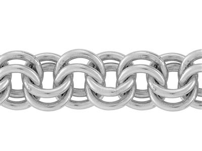 Cadena De Eslabones For\at De Dobleanilla De 6 mm, Plata 925 Ref. 101 58 - Imagen Estandar - 4